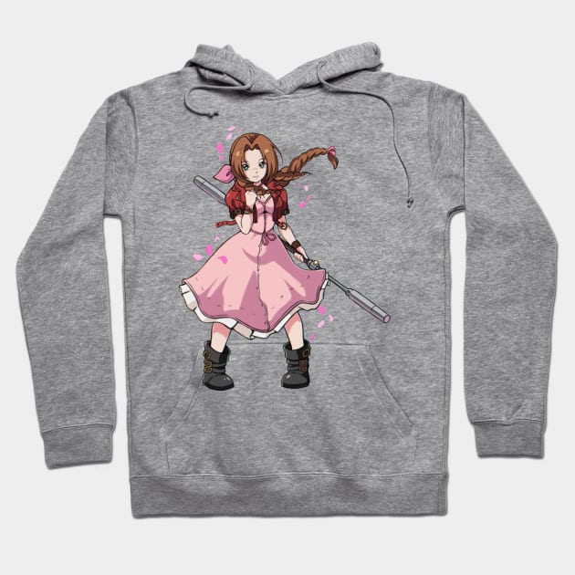 aerith Hoodie by fancy ghost